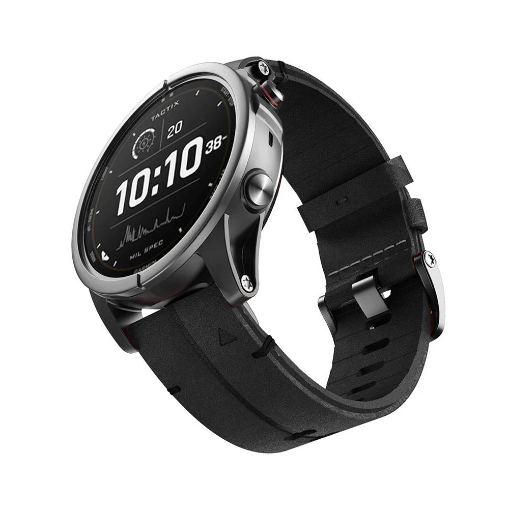 Quick-Fit Strap | 22mm (Modern Leather & Titanium) – 2 colors